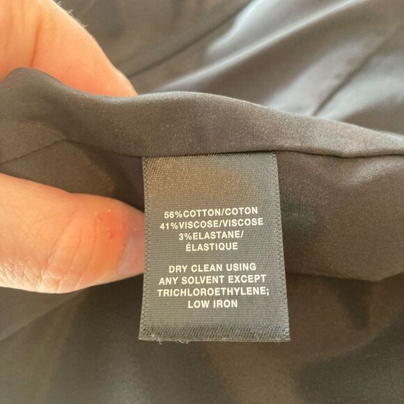 Lafayette 148 Modern Artistic Print Dress w/ back slit NWOT fully lined - Picture 11 of 11